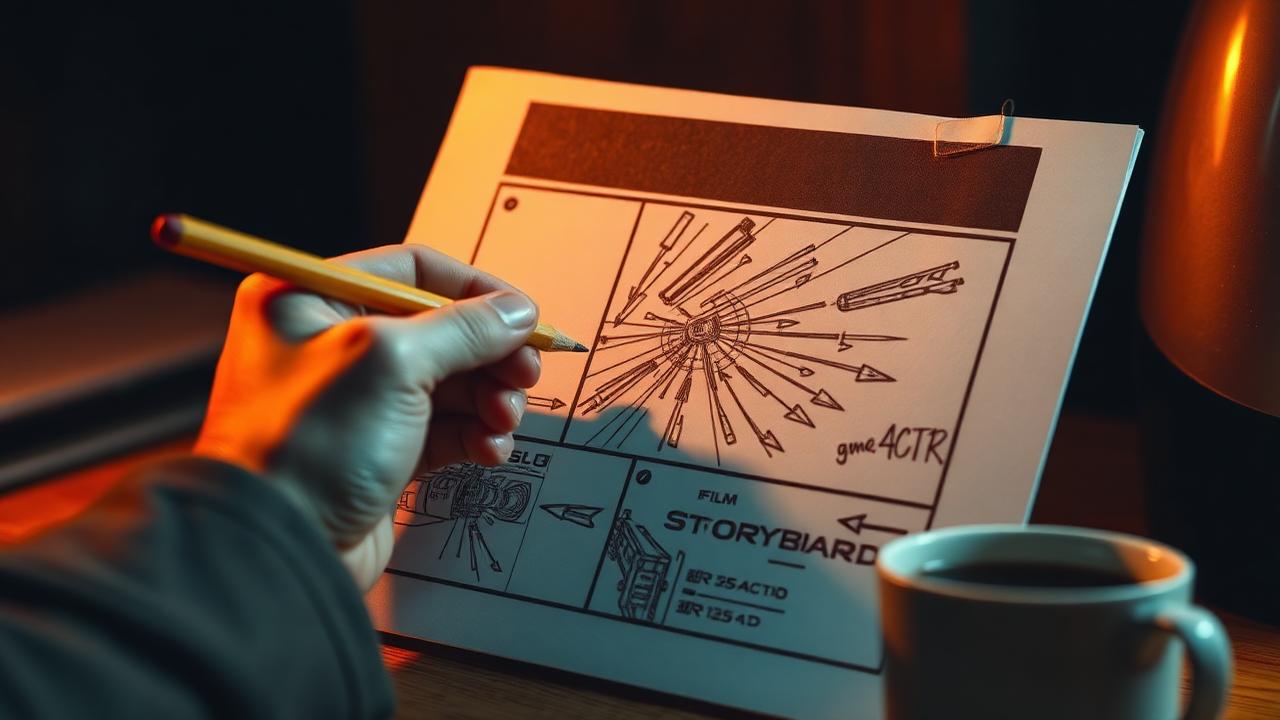 Storyboard Pro — drawing a panel